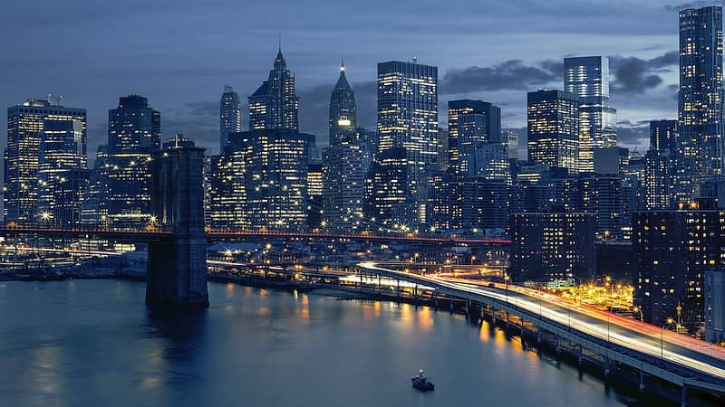 Nowy Jork - widok na rzekę Hudson